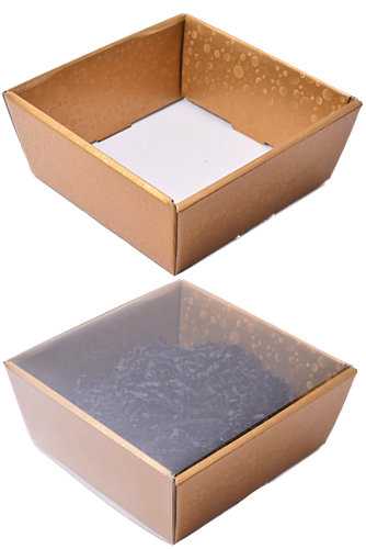 Geschenkdoos Korf Sesia Goud 26x26x10cm 50stuks