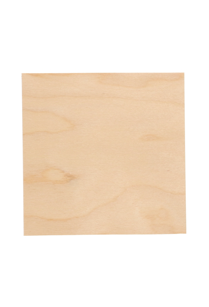 Houten Plankjes 12x12cm met Eigen Bedrukking op 1 zijde 1 kl 50stuks