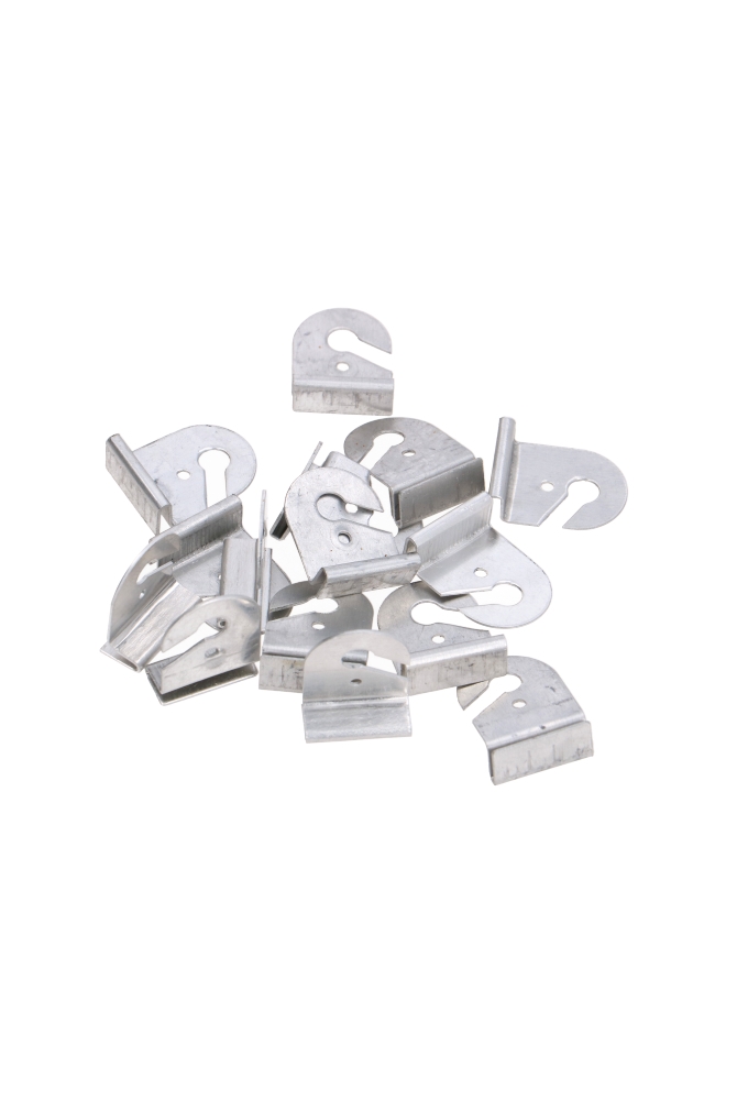 Plafond Clip  Zilver Aluminium Met Ophanghaak 10stuks