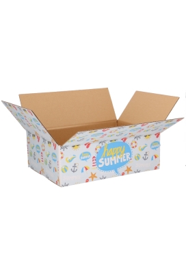 Geschenkdozen Zomer Happy Summer 39x29x13cm 15stuks