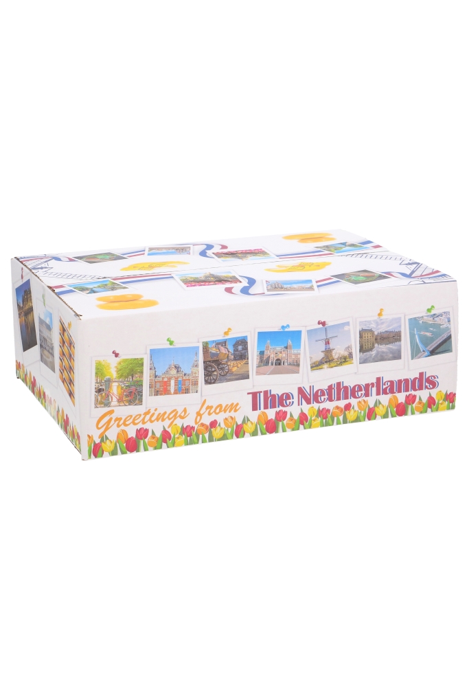 Geschenkdozen Greetings The Netherlands 39x29x13cm 15stuks