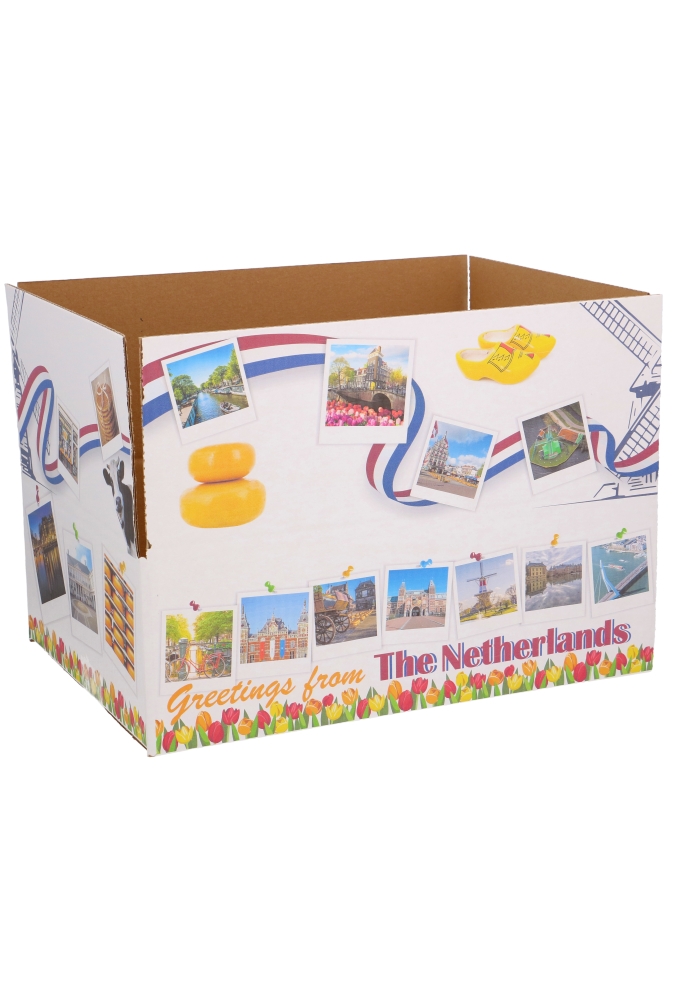 Geschenkdozen Greetings The Netherlands 39x29x13cm 15stuks