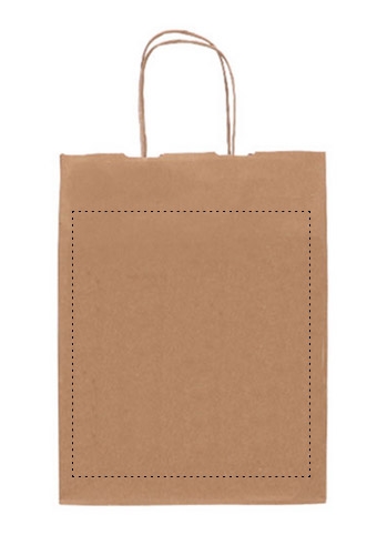 Papieren Tassen Kraft Digitaal Bedrukt & Handvat  A4 24x11x31cm 50st