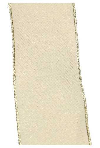 Kadolint Metallic Goud Mat Met Goud Rand IJzerdraad 40mm x 20meter