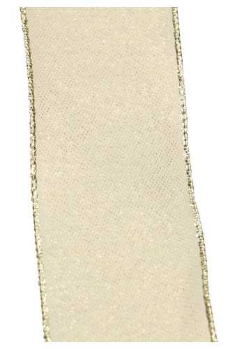 Kadolint Metallic Goud Mat Met Goud Rand IJzerdraad 40mm x 20meter