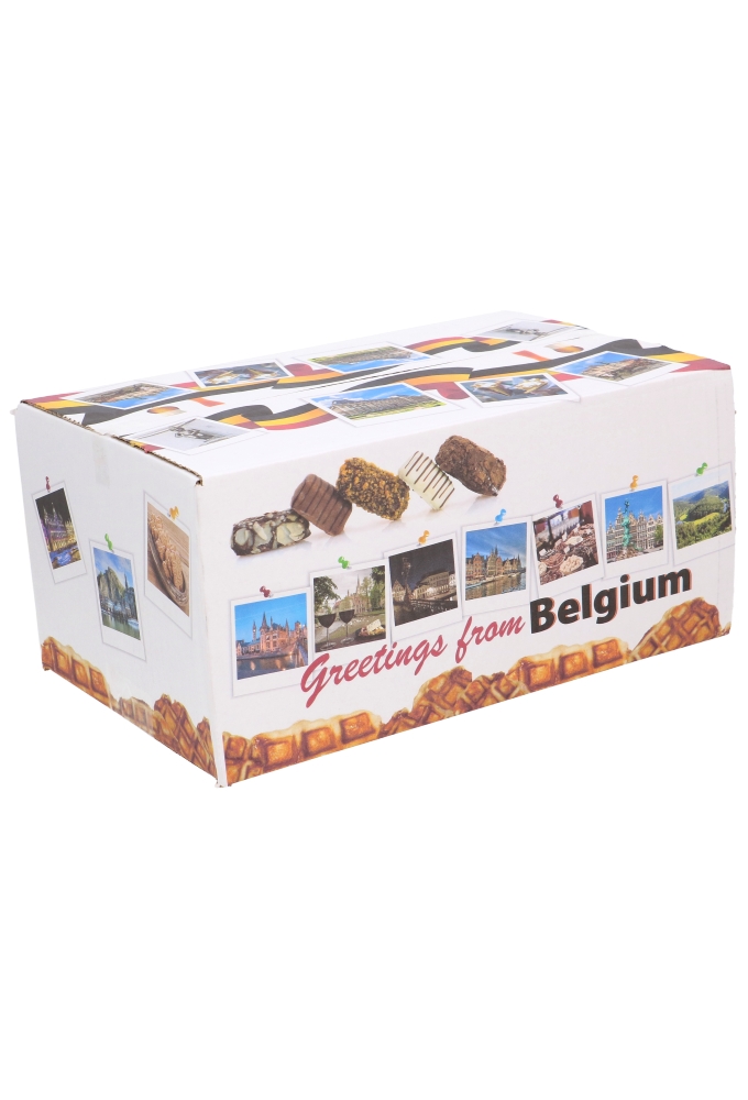 Geschenkdozen Greetings Belgium 31x20x14cm 30stuks