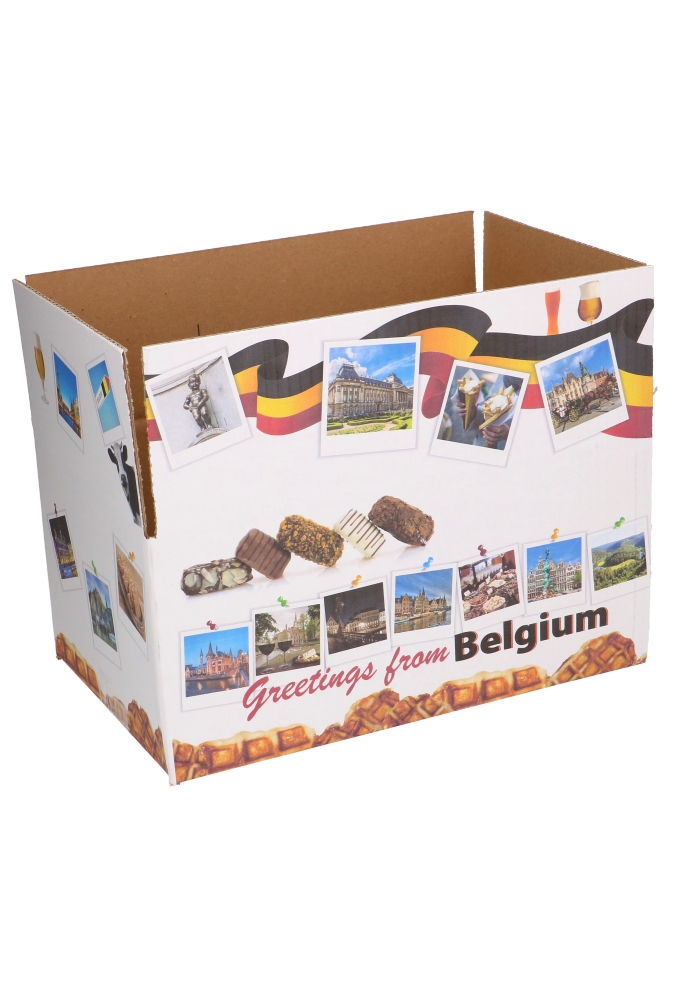 Geschenkdozen Greetings Belgium 31x20x14cm 30stuks