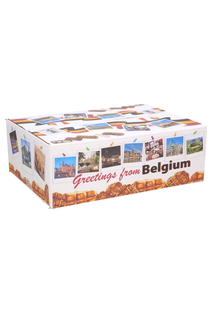 Geschenkdozen Greetings Belgium 39x29x13cm 15stuks