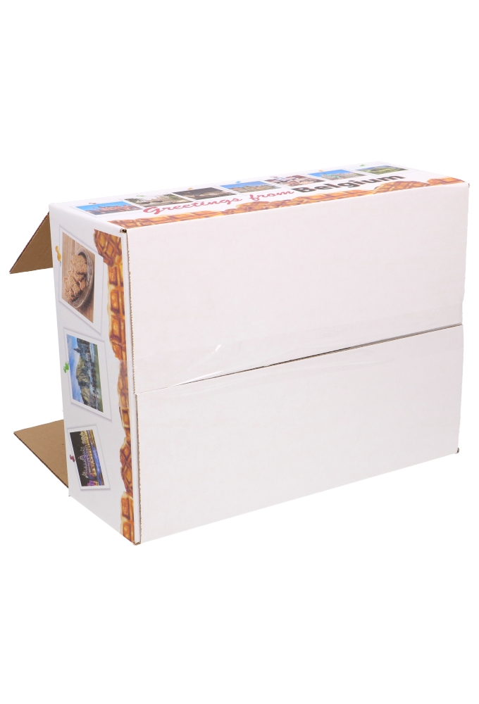 Geschenkdozen Greetings Belgium 39x29x13cm 15stuks