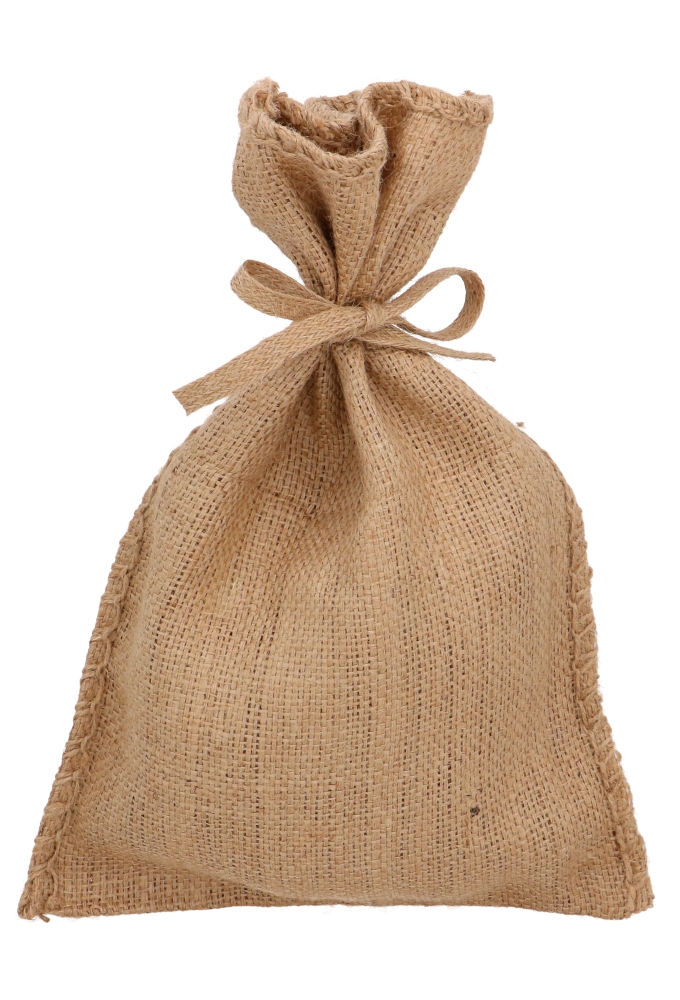 Jutezakje De Luxe Jute Naturel 25x38cm 6stuks