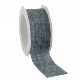 Geschenklint Naturel Colour Donker Grijs 38mm x 20 meter OP IS OP