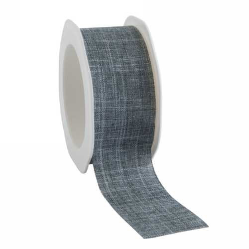 Geschenklint Naturel Colour Donker Grijs 38mm x 20 meter OP IS OP
