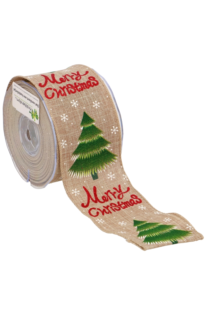 Luxe Stoflint Esino Christmas Tree Beige 65mm x 10 meter