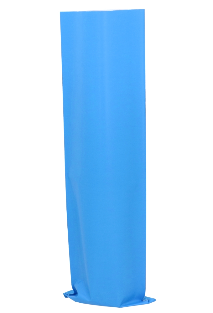 AKTIE Wijnzak Folie Middel Blauw Mat 15x45cm 100stuks