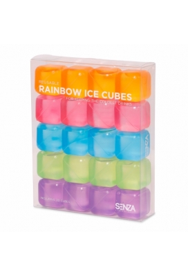 SENZA Reusable Rainbow Ice Cubes 1 stuk