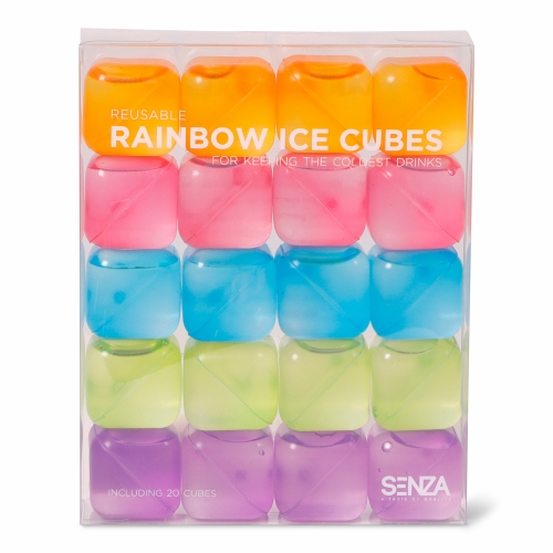 SENZA Reusable Rainbow Ice Cubes 1 stuk