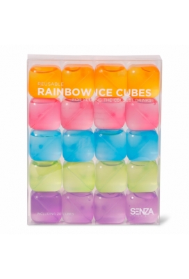 SENZA Reusable Rainbow Ice Cubes 1 stuk