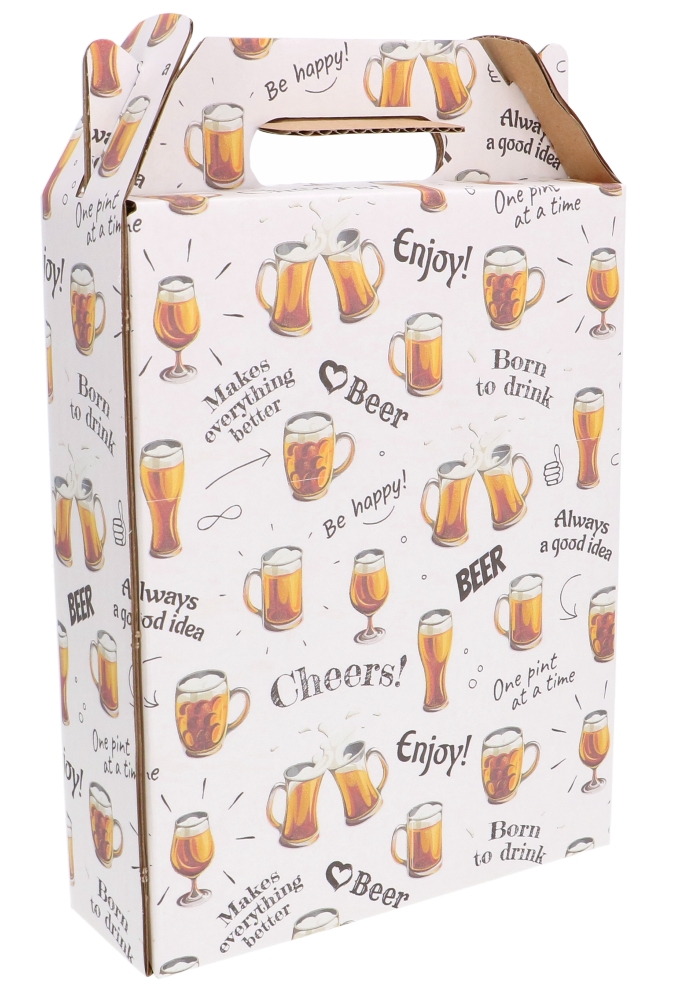 Bierverpakking Cheers Beer 3 Flesjes Bier 18.5x6x23.5cm 15stuks