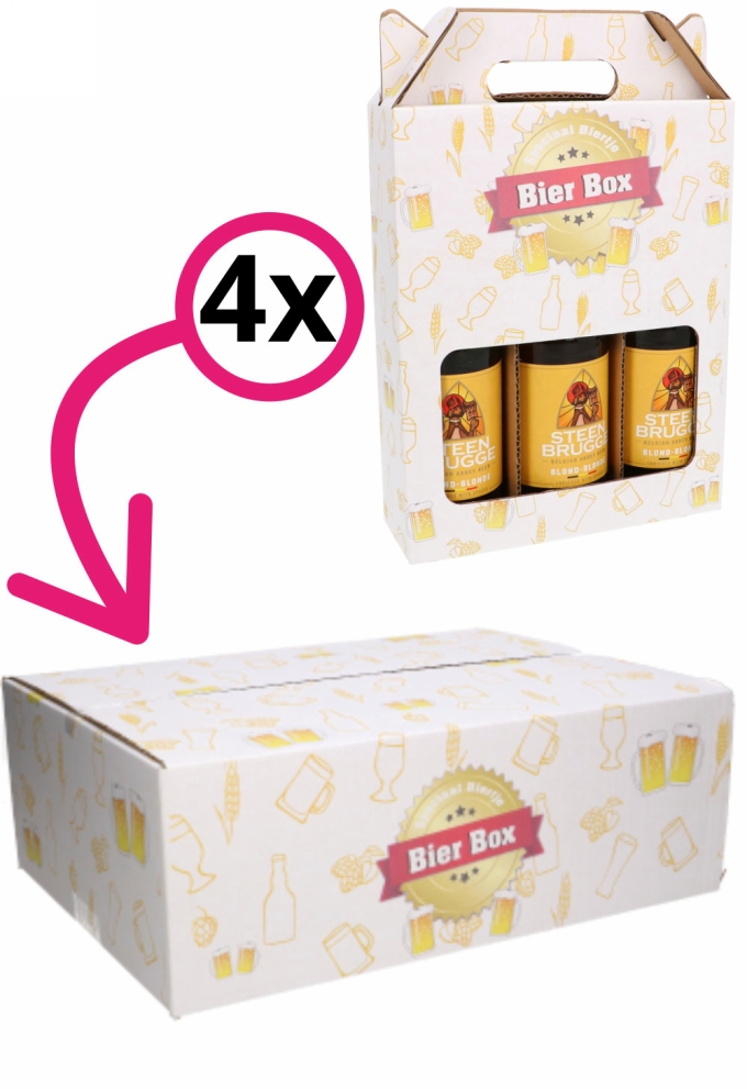 Bierverzenddozen Bier Box 39x29x13cm 15stuks