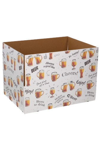 Bierverzenddozen Cheers Beer 39x29x13cm 15stuks