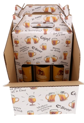 Bierverzenddozen Cheers Beer 31x20x14cm 30stuks