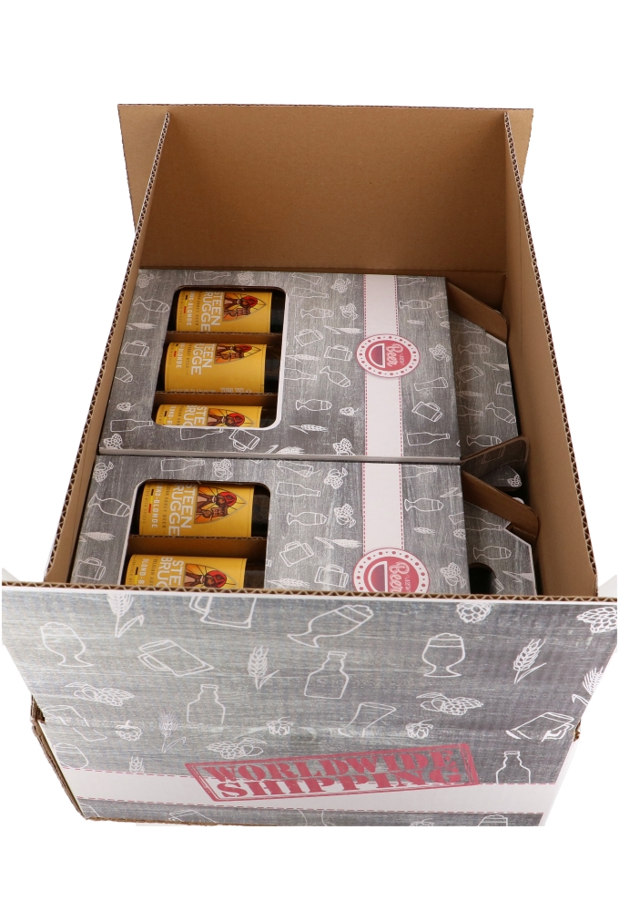 Bierverzenddozen Beer Deliver Box 39x29x13cm 15stuks