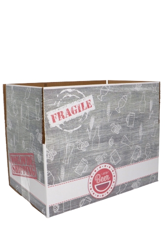 Bierverzenddozen Beer Deliver Box 31x20x14cm 30stuks