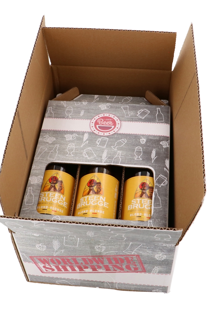 Bierverzenddozen Beer Deliver Box 31x20x14cm 30stuks