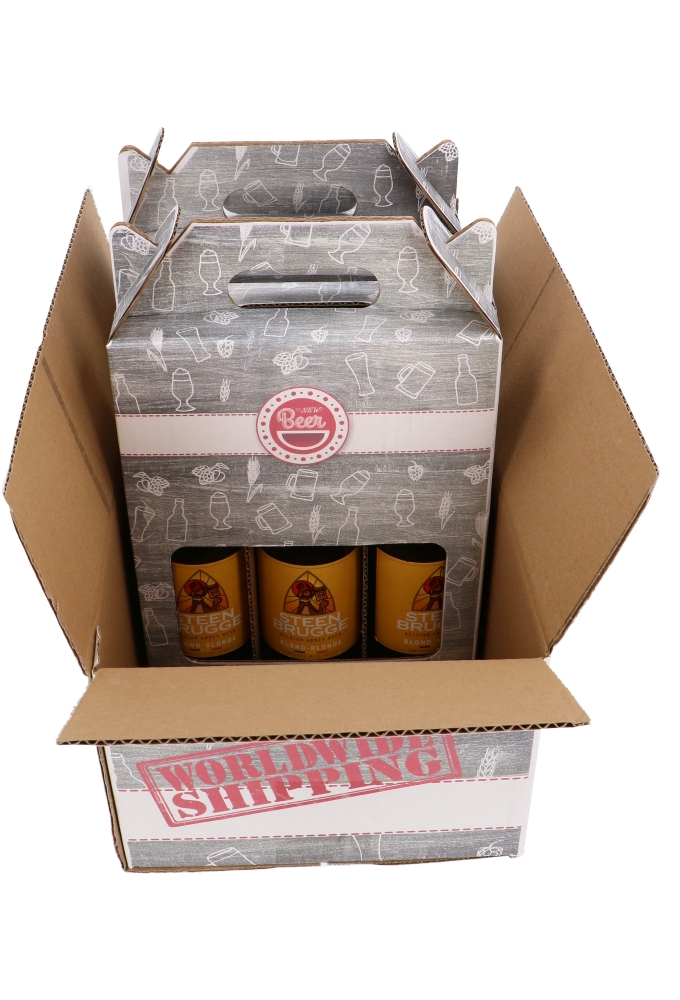 Bierverzenddozen Beer Deliver Box 31x20x14cm 30stuks