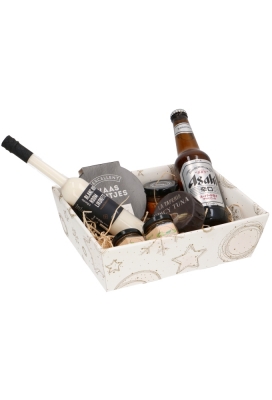 Geschenkdoos Korf Mera Wit Celestial Christmas 29x21x9cm 30stuks
