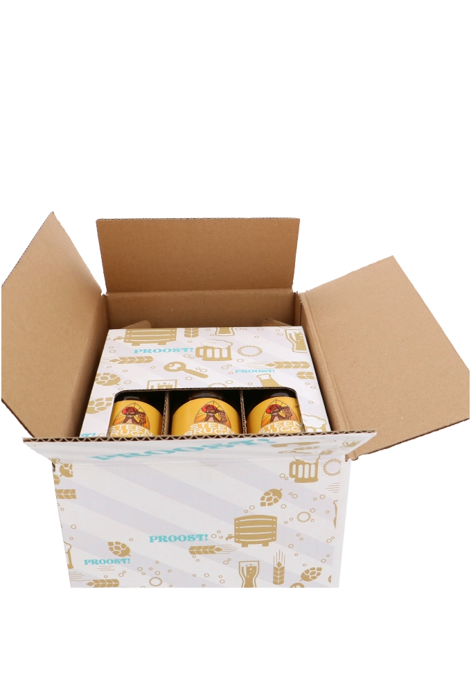 Geschenkdozen Proost 31x20x14cm 30stuks