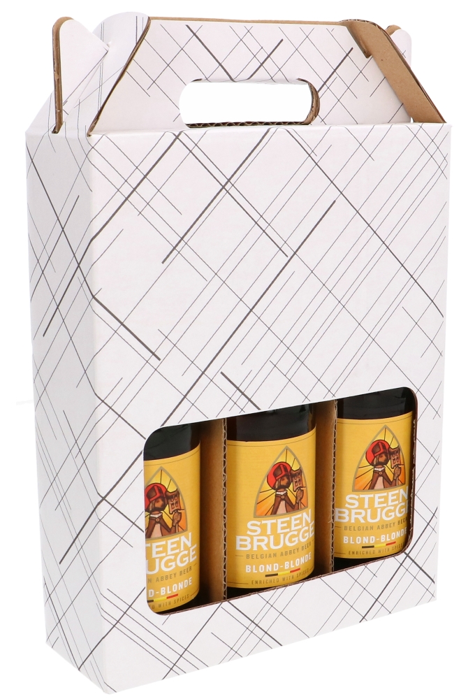 Geschenkdozen Bedankt Voor De Bestelling Streepjes 39x29x13cm 15stuks