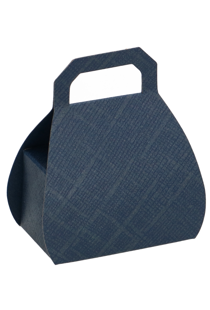 Kadodoosjes Borsa Tasje & Hengsel 2 bonbons Blauw 5.8x3.5x8cm 10stuks