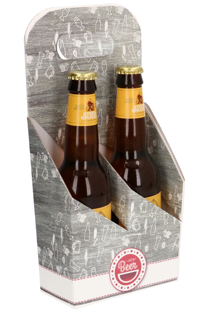 Bierverpakking Draagdoos Brugge Beer Deliver 2 flesjes  10st