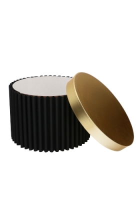 Geschenkdozen The Royal Wave Box Black & Gold 30x18cm 1stuks Geschenkdozen The Royal Wave Box Black & Gold 30x18cm 1stuks