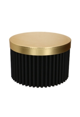 Geschenkdozen The Royal Wave Box Black & Gold 49.3x18cm 1stuks Geschenkdozen The Royal Wave Box Black & Gold 49.3x18cm 1stuks