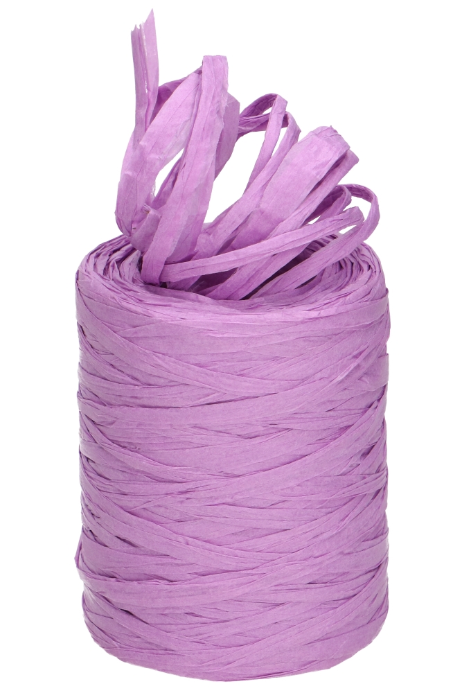 Raffia Papier Lavendel 5 a 8 mm x 100 meter