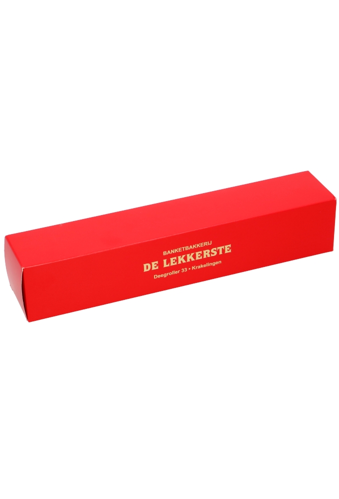 Kerstdoos Staafkoker Rood 6x6x32cm 100stuks