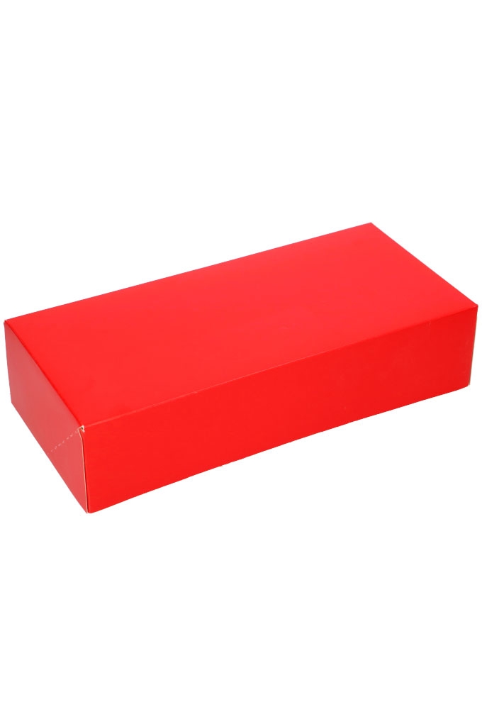 Kerstdoos Stoldoos Rood 26x12x7.5cm 100stuks OP IS OP