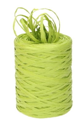 Raffia Papier Groen 5mm x 200 meter op is op