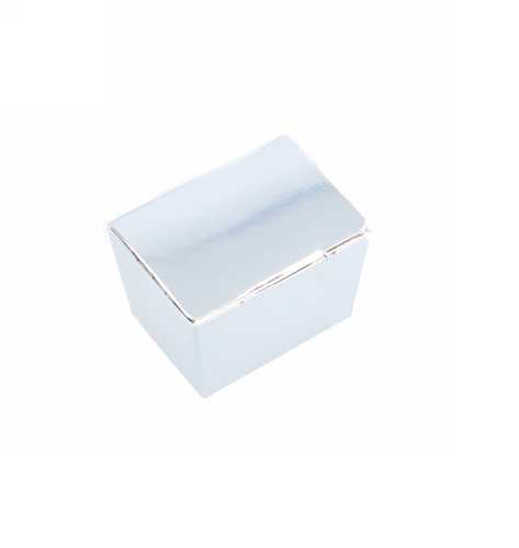 Bonbondoosjes Zilver Glans Nera Voor 1 Bonbons 4x3x3cm 25st OP is OP