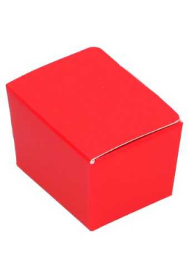 Bonbondoosjes Rood Nera Voor 1 Bonbons 4x3x3cm 25stuks OP is OP