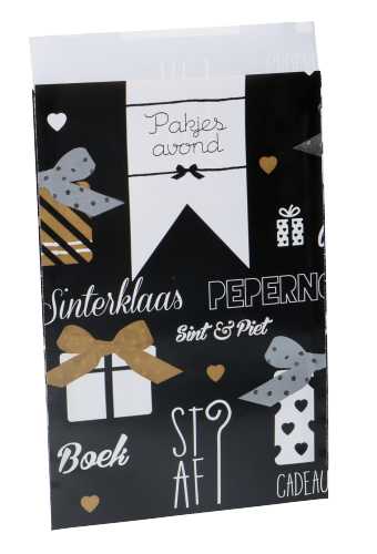 Sintzakjes Pakjes Avond 17x25cm 200stuks Sintzakjes Pakjes Avond 17x25cm 200stuks