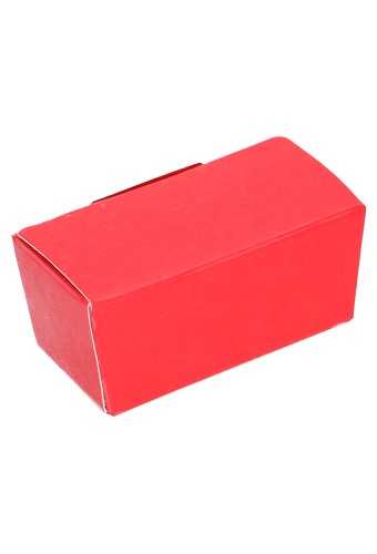 Bonbondoosjes Rood Nera Voor 2 bonbons 6.3x3x3cm 25stuks OP IS OP