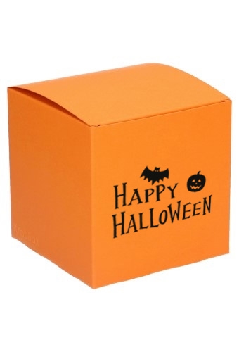 Kadodoosjes Happy Halloween Oranje 10x10x10cm 25stuks