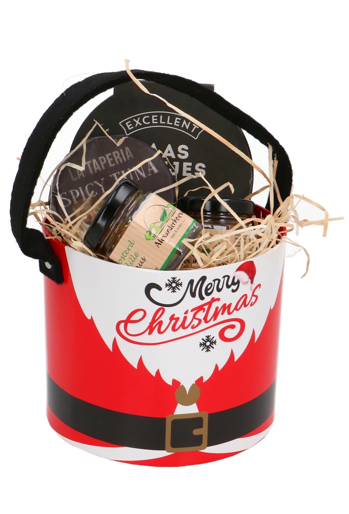 Geschenktasje Merry Christmas 14x12cm 1stuks