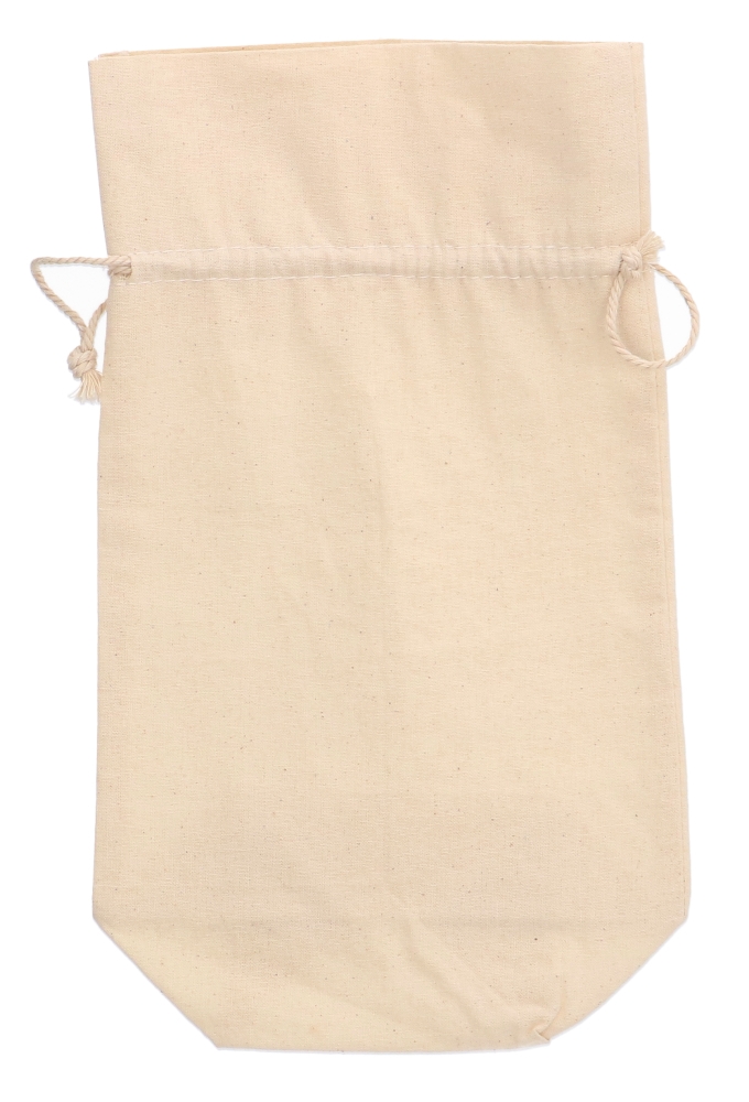 Kadozakjes Blank Katoen Recycled & Koord Super Groot 17x8x30cm 10stuks