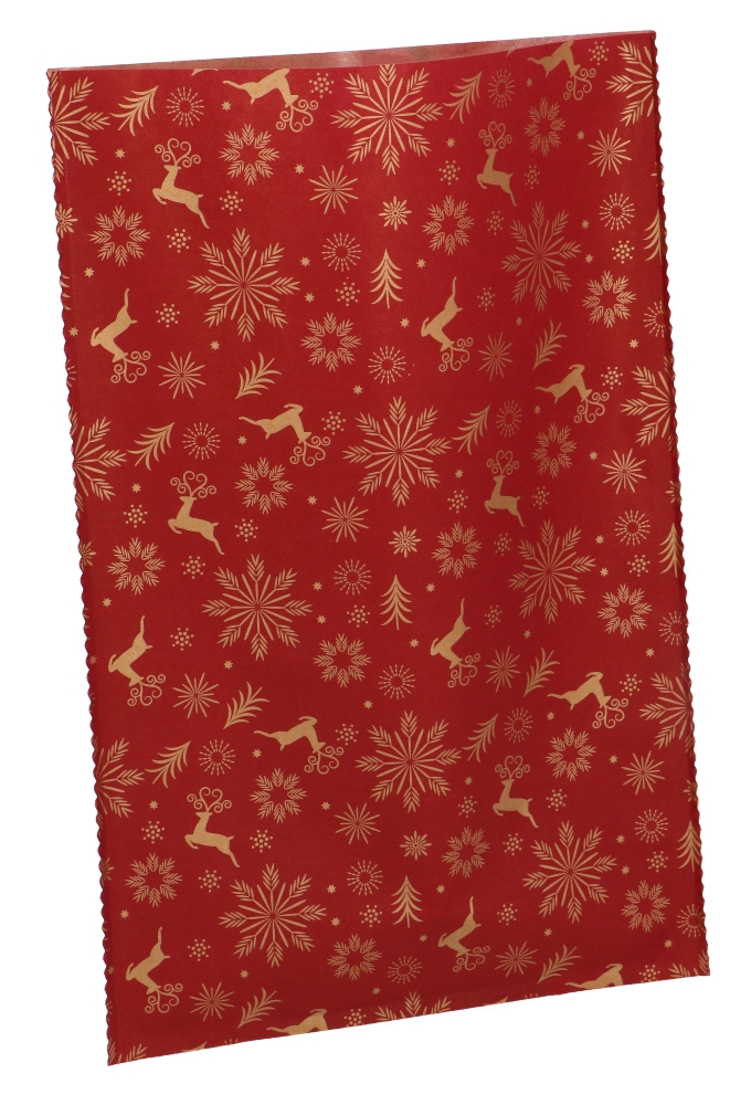 Kerstzakjes Merry Christmas Snow Gold Assorti Kleuren 20x32cm 50stuks