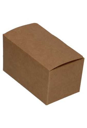 Bonbondoosjes Kraft Nera 500 gram 14.3x7.3x6.8cm 25stuks