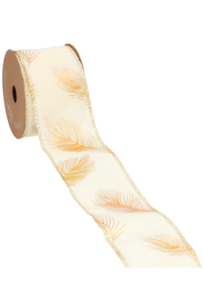 AKTIE Luxe Kadolint Antilles Creme Goud Met IJzerdraad 63mm x 10meter